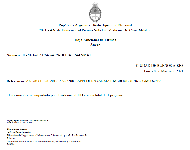 Imagen 1 de la Resolución 62 / 2019. Descripción del contenido visual no disponible