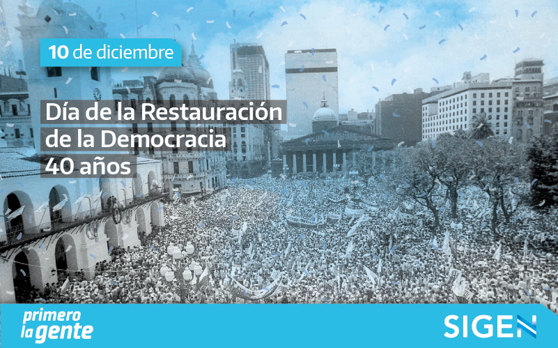 10 de diciembre: Día de la Restauración de la Democracia - Facultad de  Ciencias Económicas, Jurídicas y Sociales