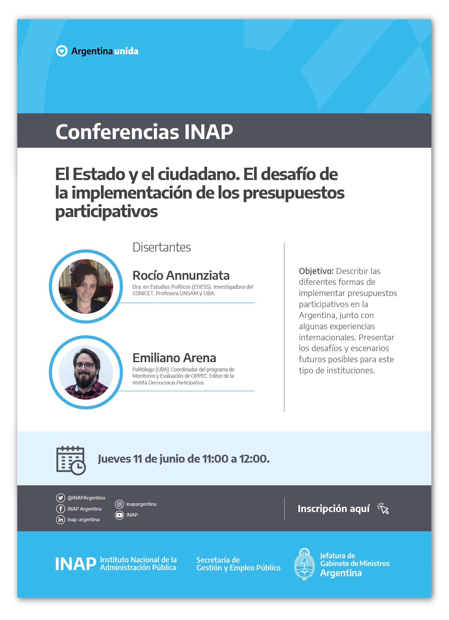Conferencia INAP 11 de junio 2020