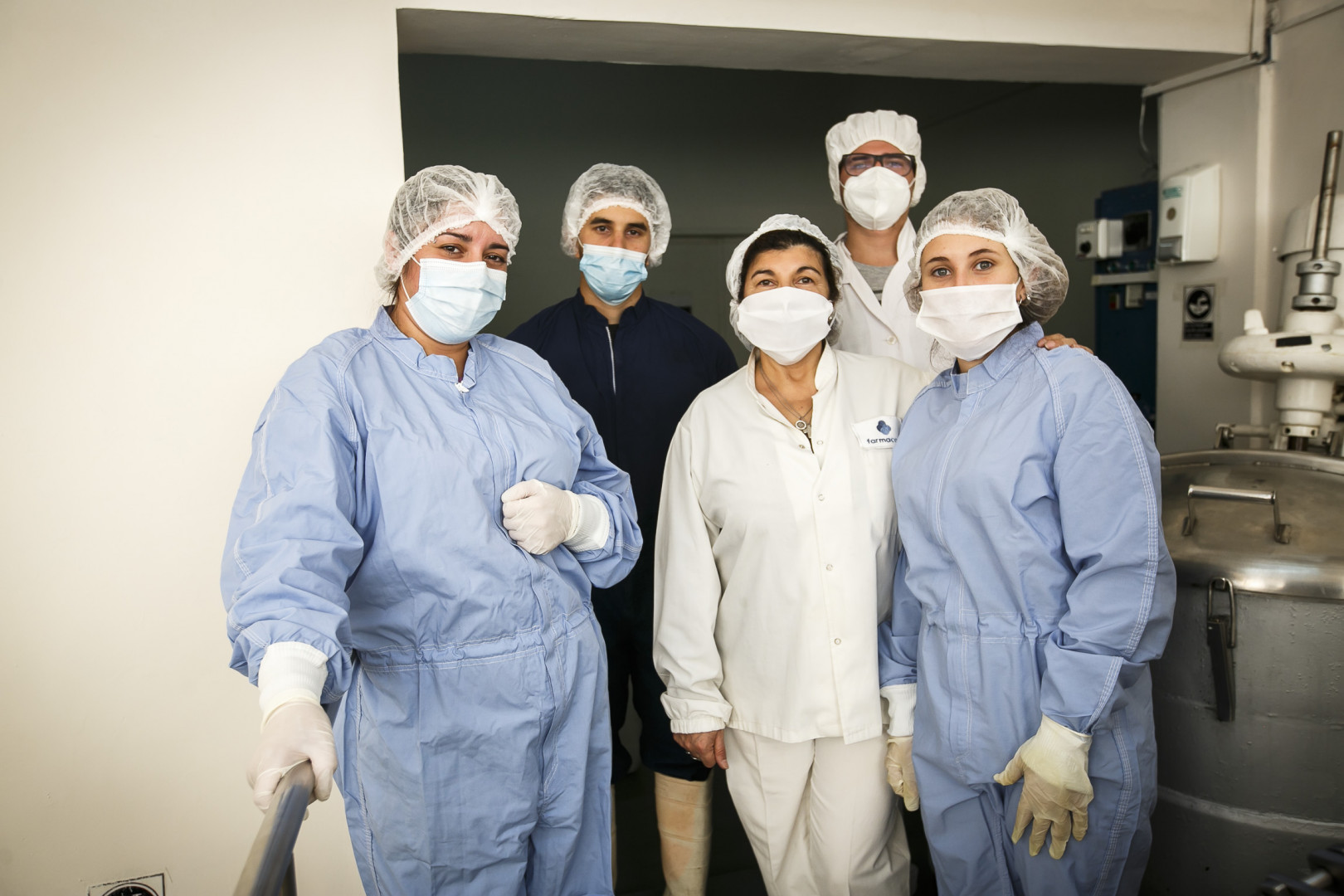 El equipo de trabajdores de Farmacoop. 