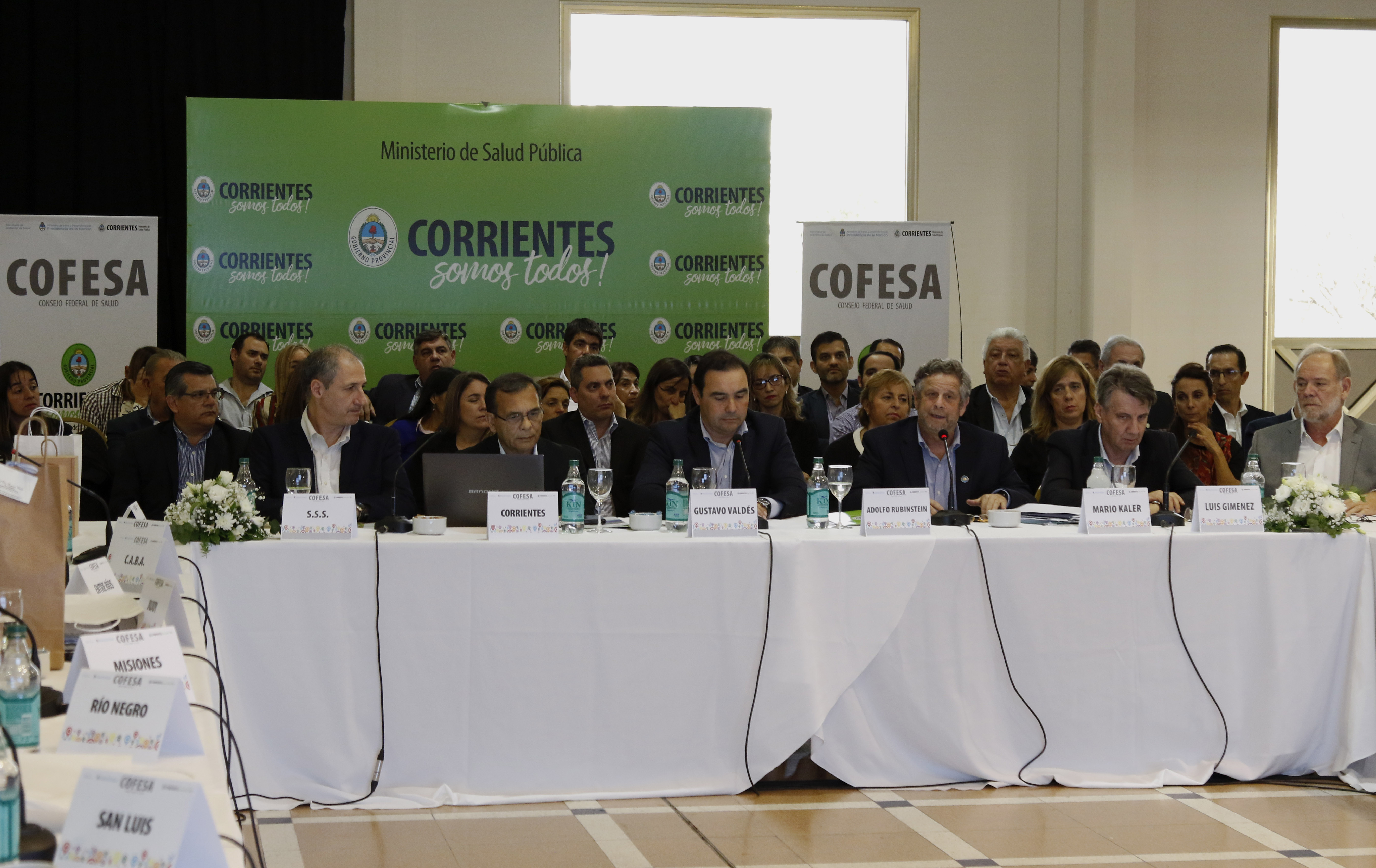 Rubinstein en el COFESA en Corrientes presentación Plan ASI