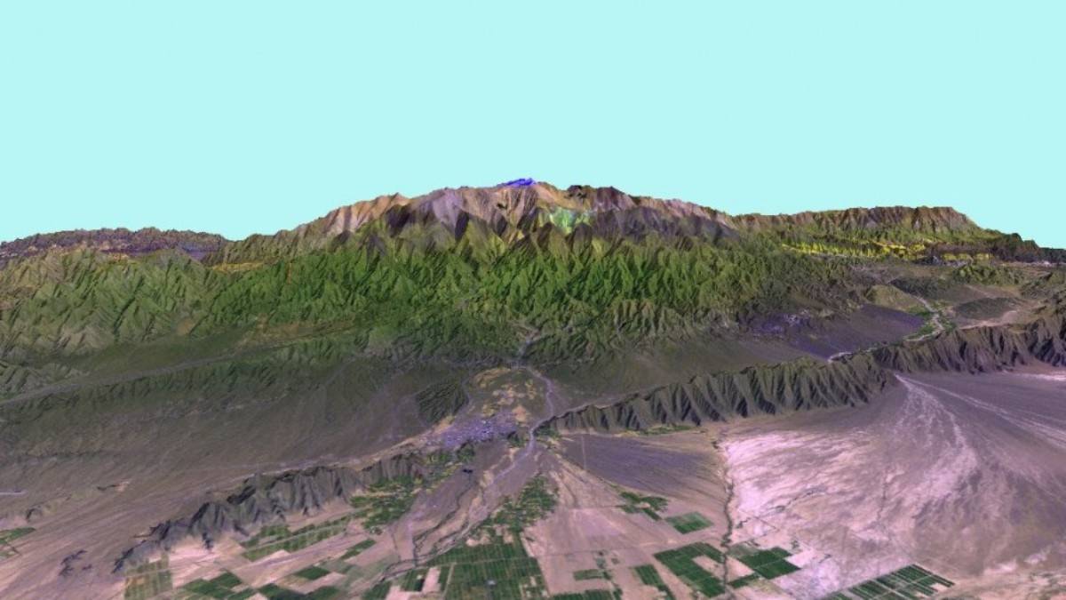 Cerro General Belgrano - Landsat 5 TM - 20 de Marzo de 2007