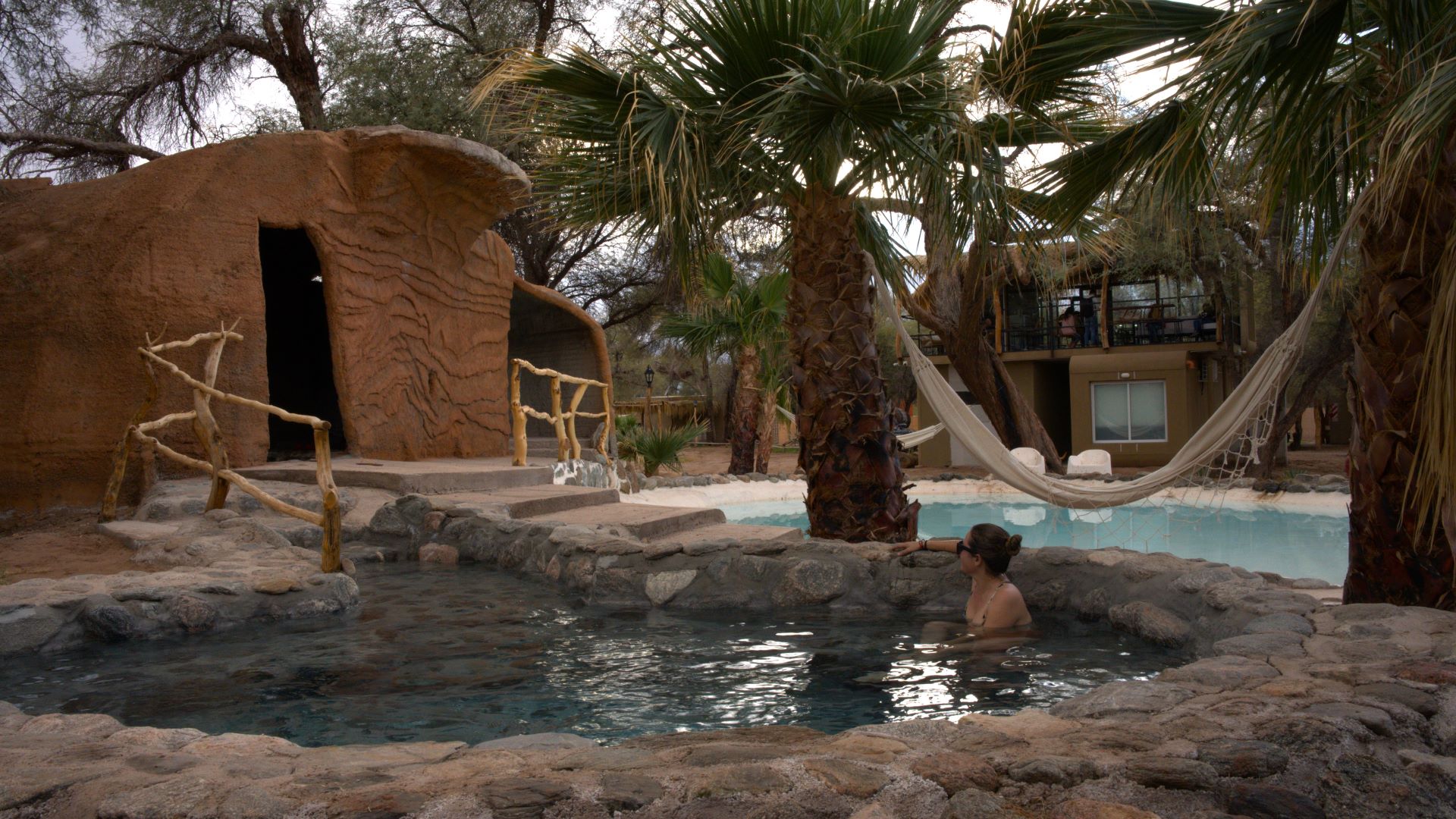 pileta termal en cabañas pileta termal en cabañas