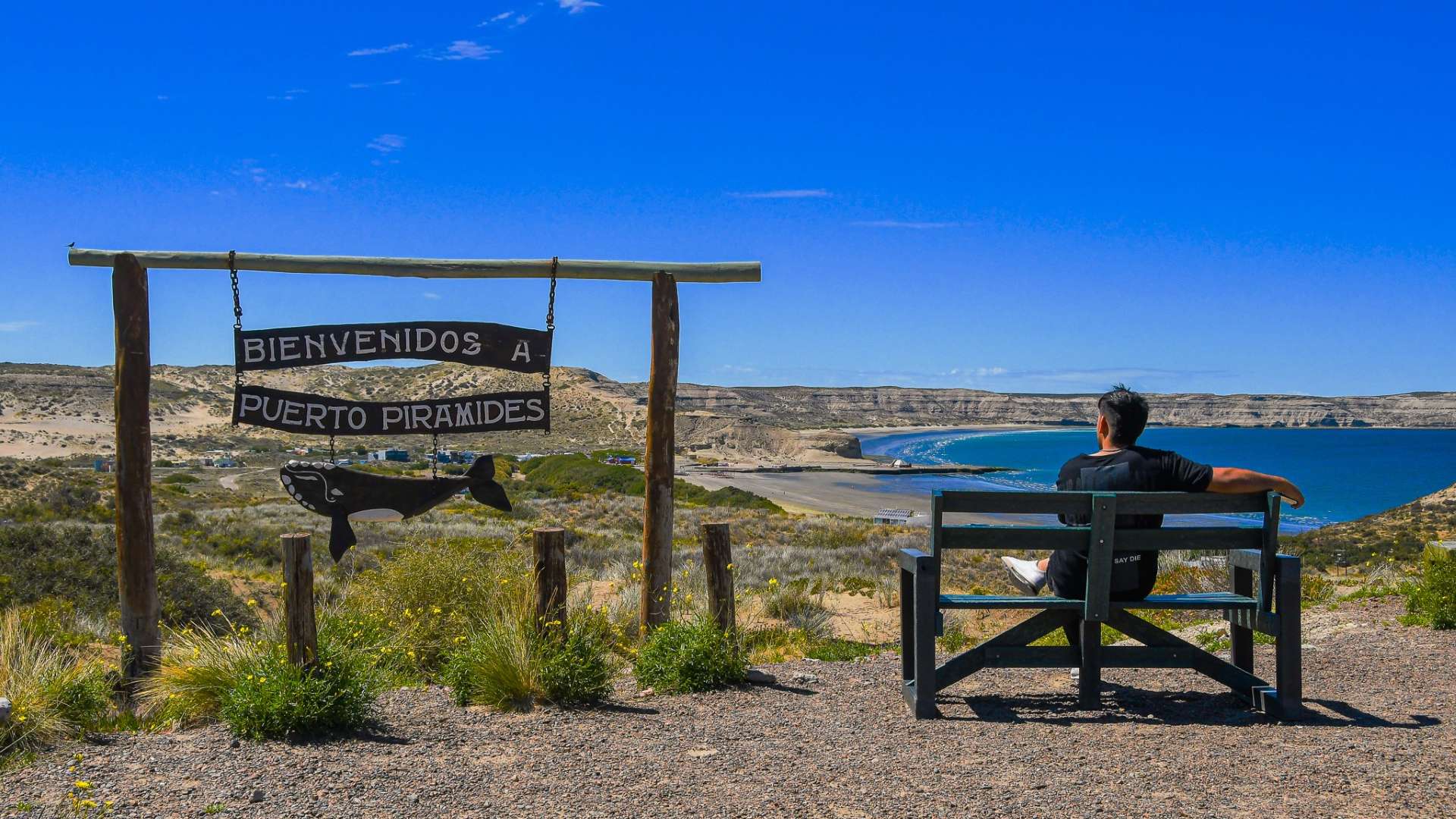 paisaje costero, Puerto Pirámides