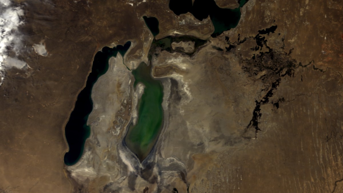 Mar de Aral - Terra MODIS - 27 de Mayo de 2011
