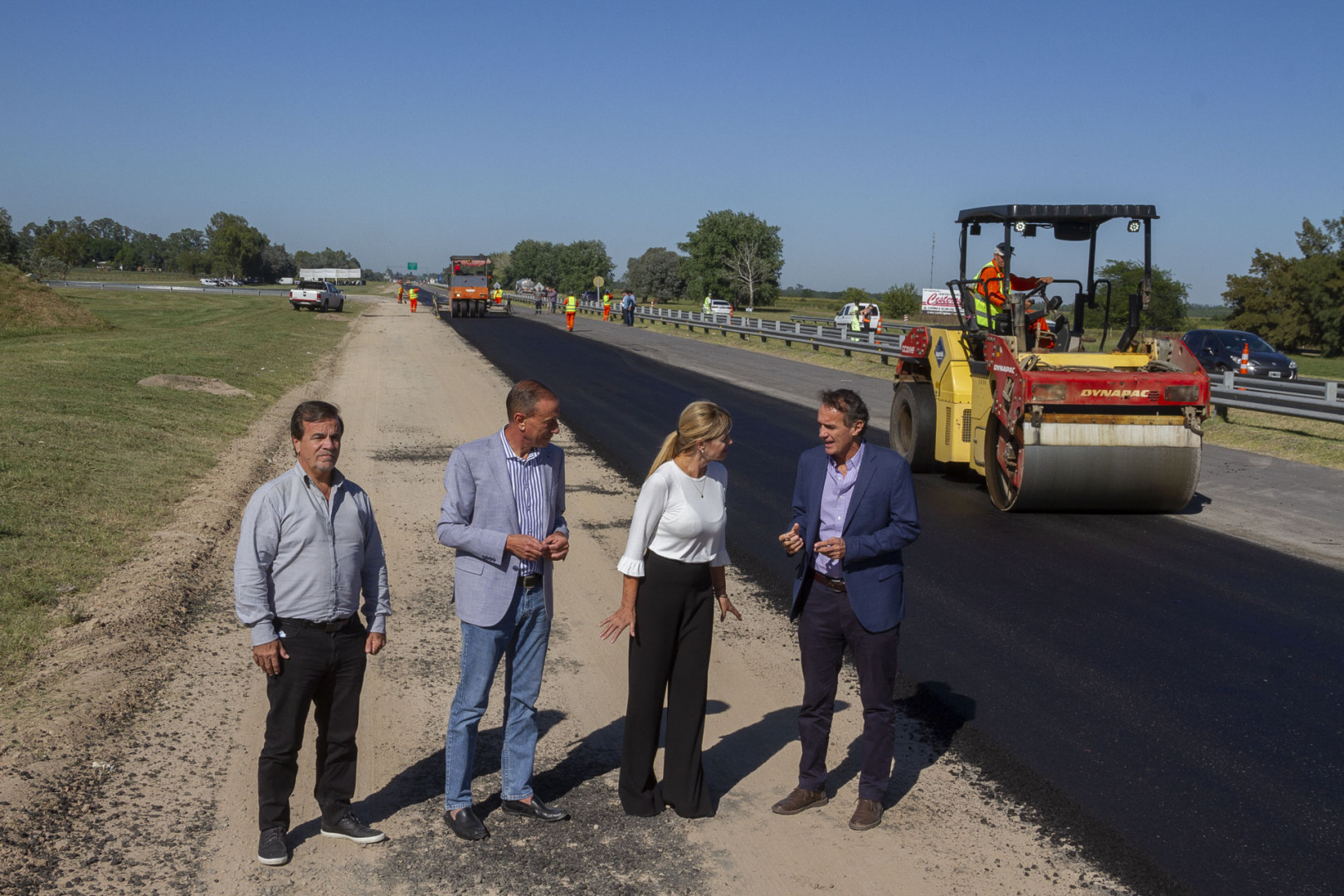 Katopodis Arrieta Y Fassi Pusieron En Marcha Las Obras En La Autopista 