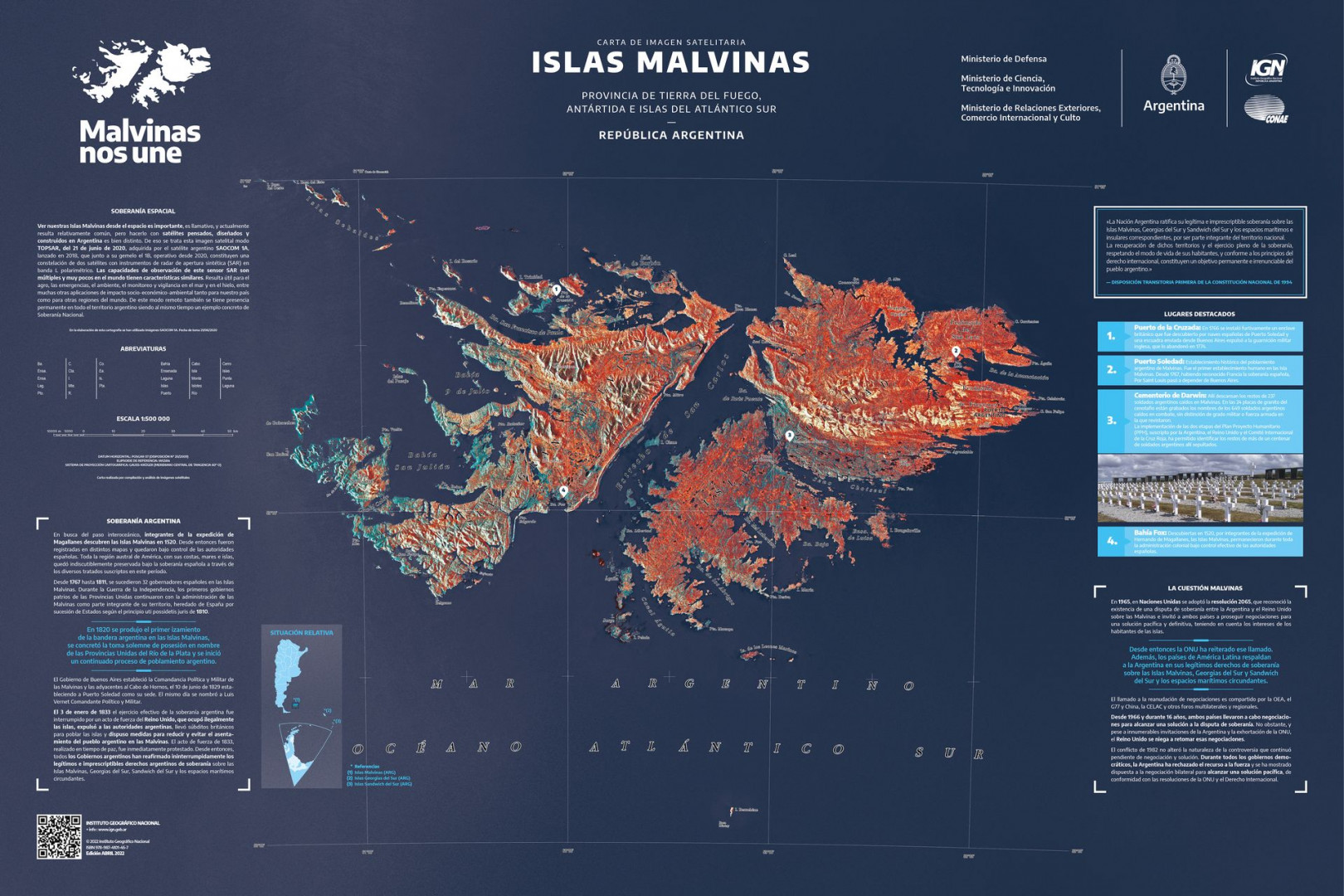 Spatial Sovereignty: The Malvinas Islands as seen by Argentine satellite SAOCOM