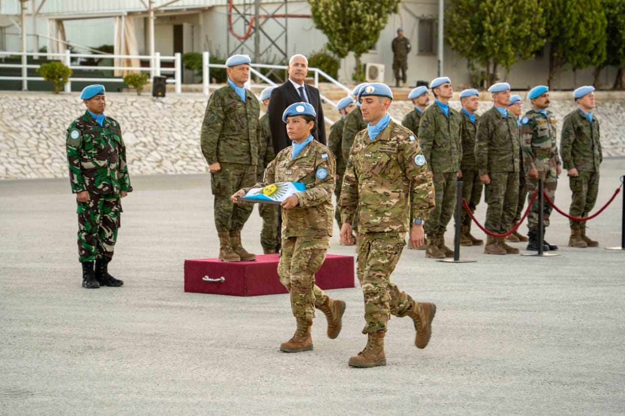 Des officiers argentins ont rejoint la Mission internationale de maintien de la paix des Nations Unies au Liban