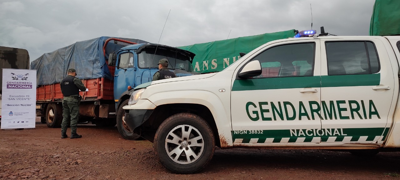 Trasladaban 14 toneladas de granos de