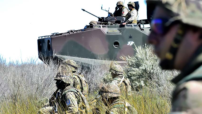 Unidades De La Faif Participaron En Un Ejercicio De Tiro De Combate