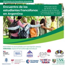 Encuentro de estudiantes francófonos en Argentina.
