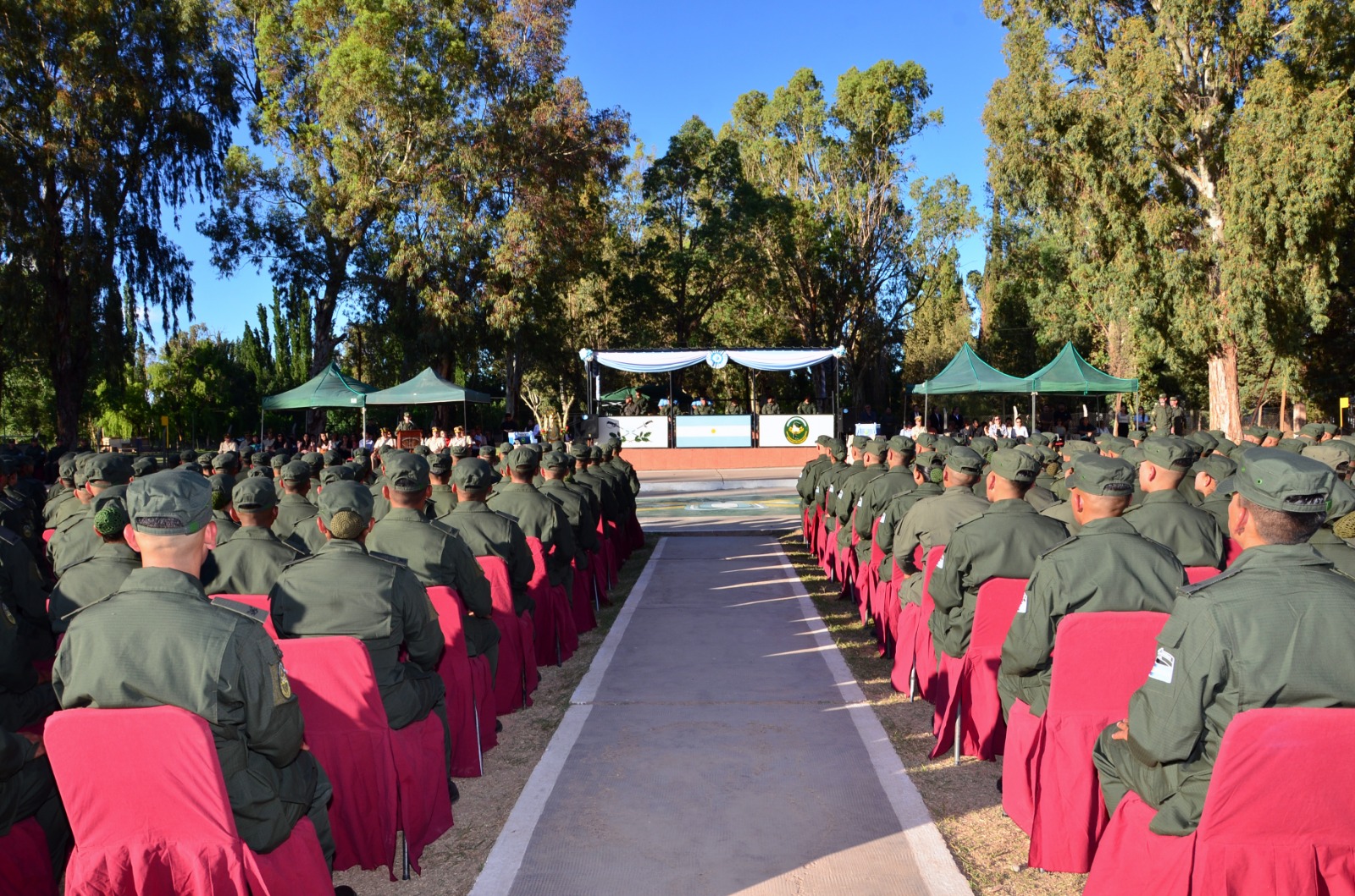 Acto de egreso del Instituto de Formación de Gendarmes 