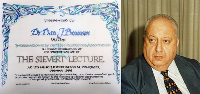 El Dr. Beninson fue el primer experto latinoamericano en recibir la máxima distinción mundial en protección radiológica El Dr. Beninson fue el primer experto latinoamericano en recibir la máxima distinción mundial en protección radiológica