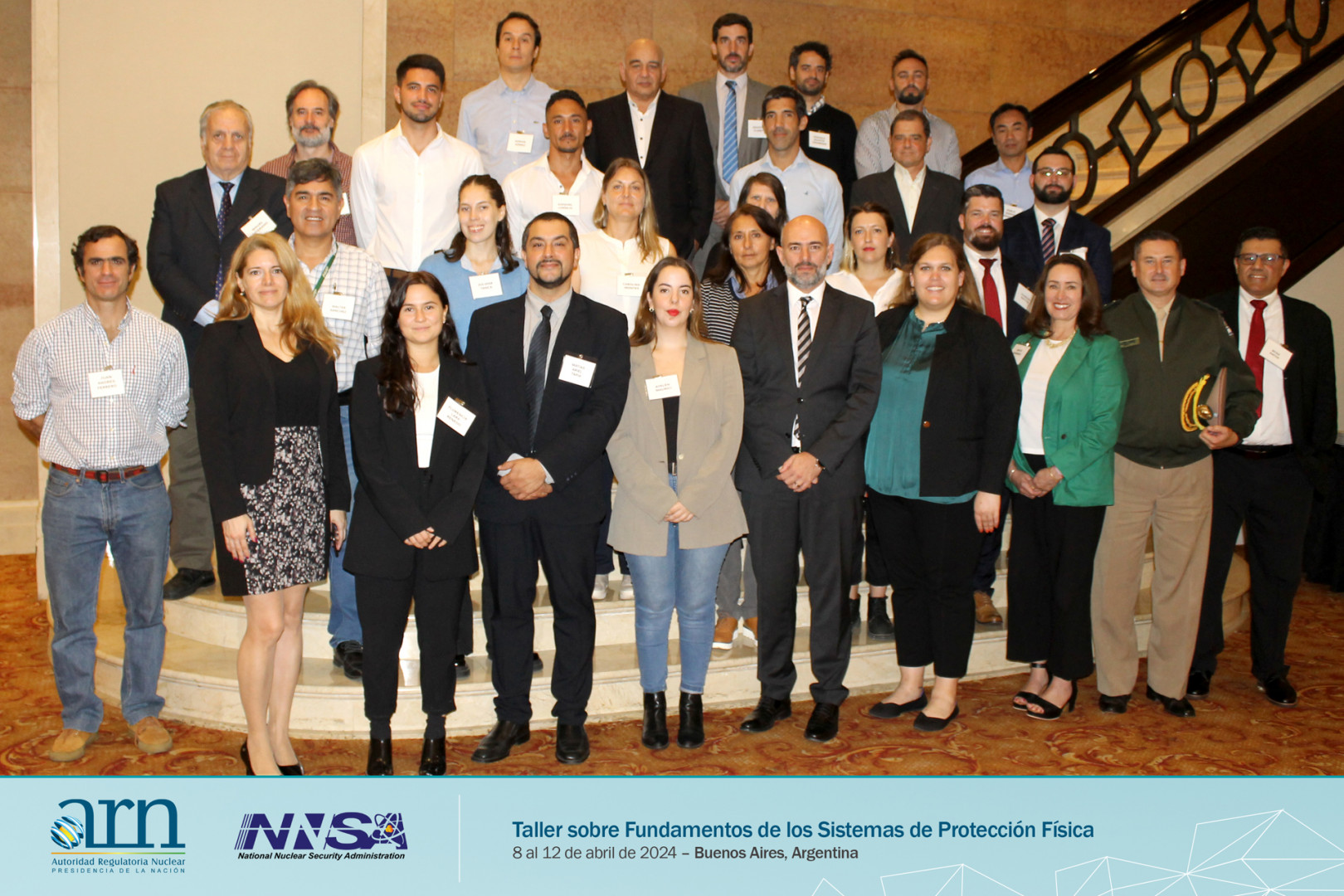 El Taller contó con la participación de 23 profesionales argentinos del sector nuclear y fuerzas de seguridad
