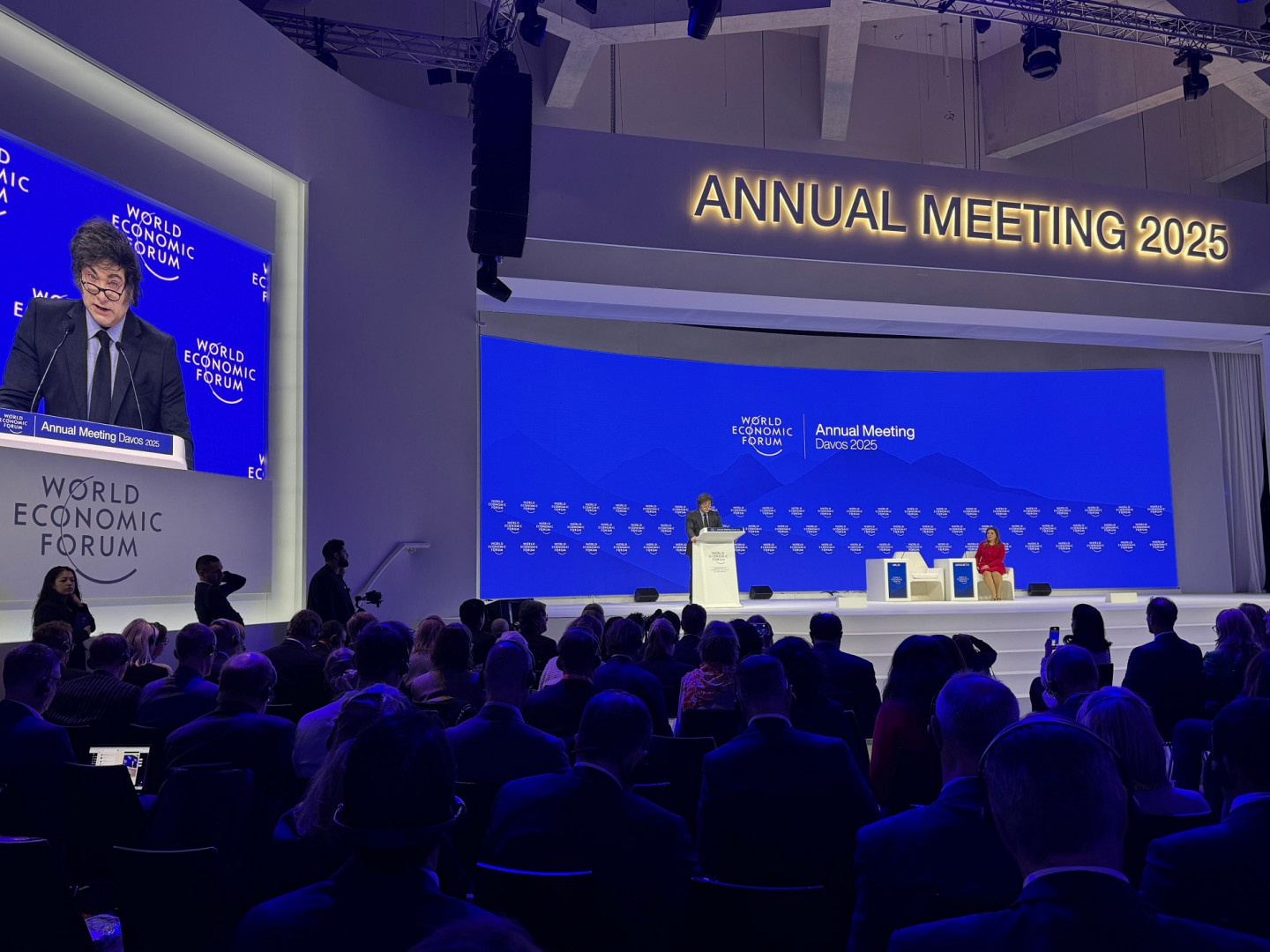 "Ante la pedagogía de odio decimos NO": La Bancaria repudió el discurso de Javier Milei en Davos
