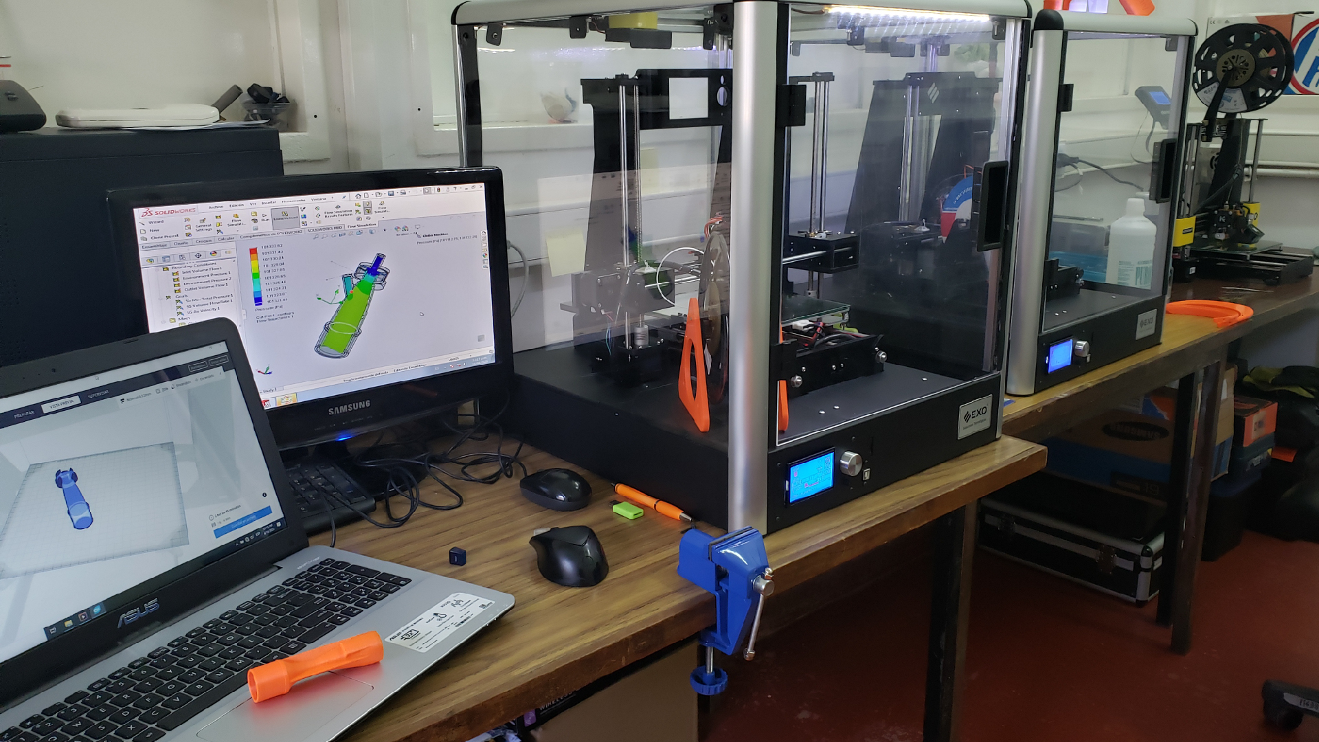 Las válvulas Venturi son fabricadas con impresión 3D con materiales biodegradables. 