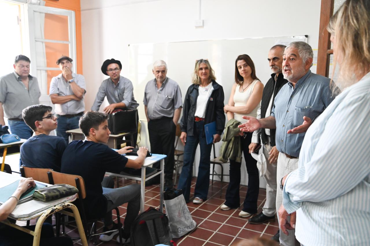 Vilella: "Este gran complejo del INTA y la Universidad Nacional de Mar del Plata es un claro ejemplo de nuestro principal eje de gestión"