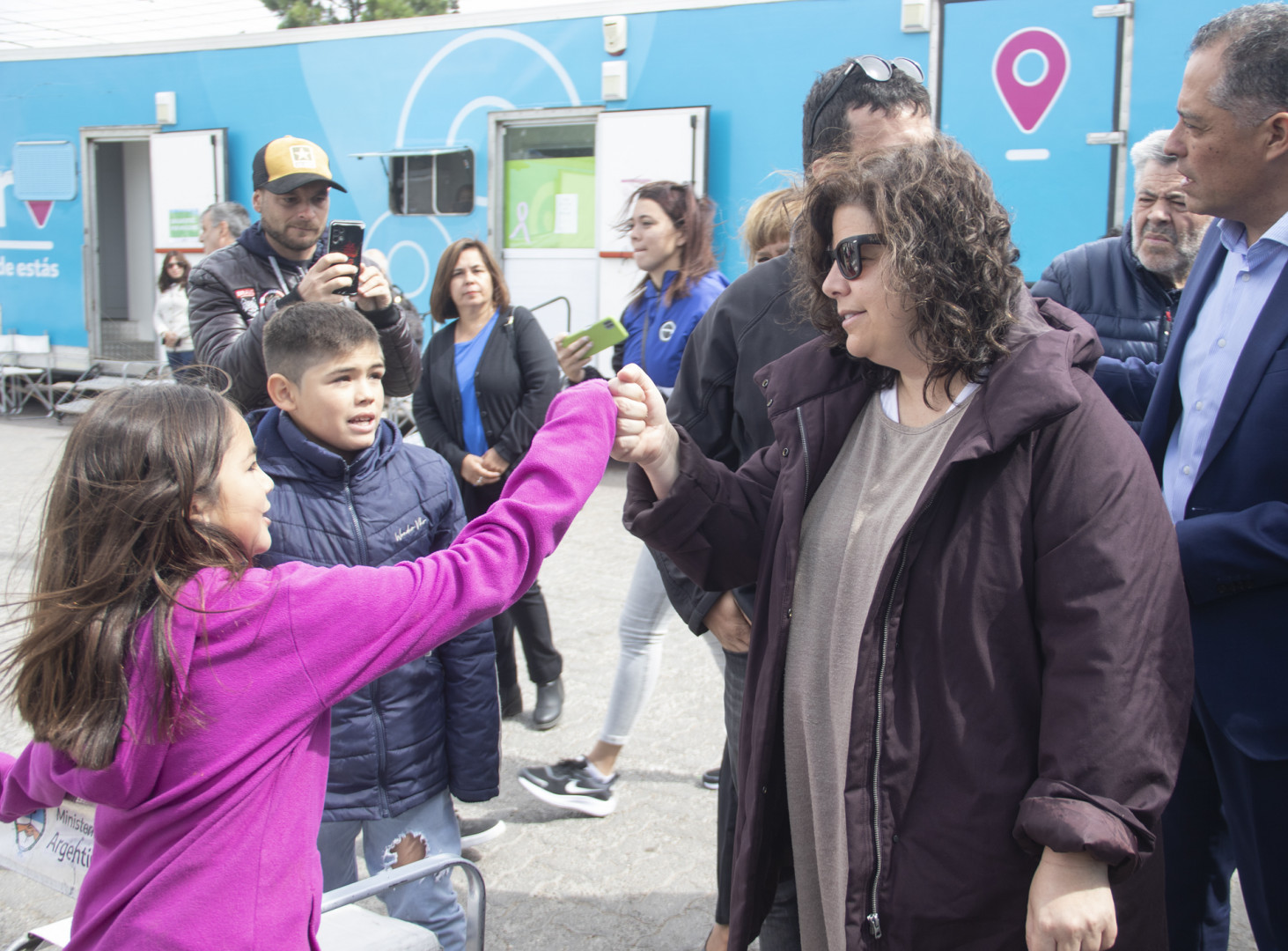 25.02.23 La ministra de salud Carla Vizzotti en la provincia de Santa Cruz