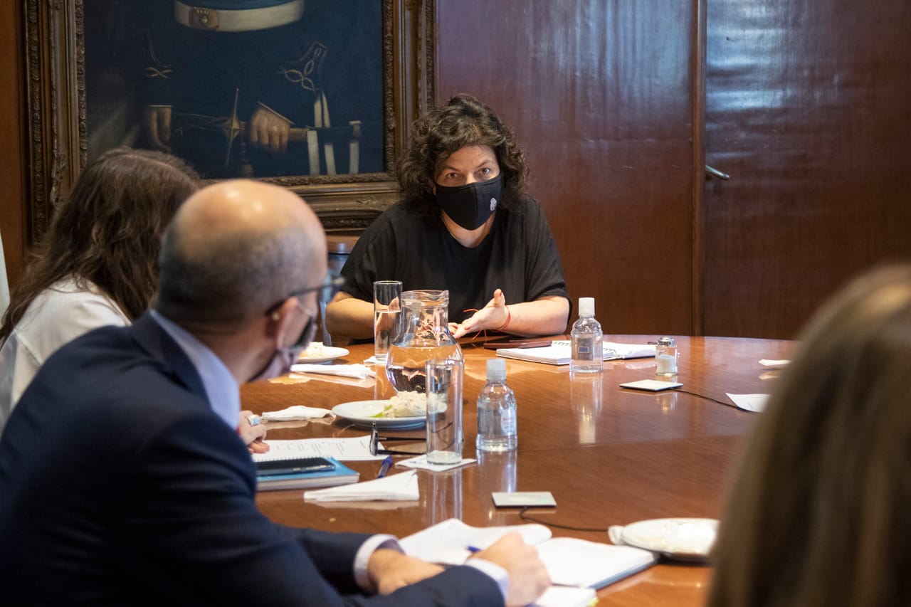 Ya recuperado Alejandro Collia, se reunió con el Gabinete de Salud 1 27-04-21 gabinete collia 2