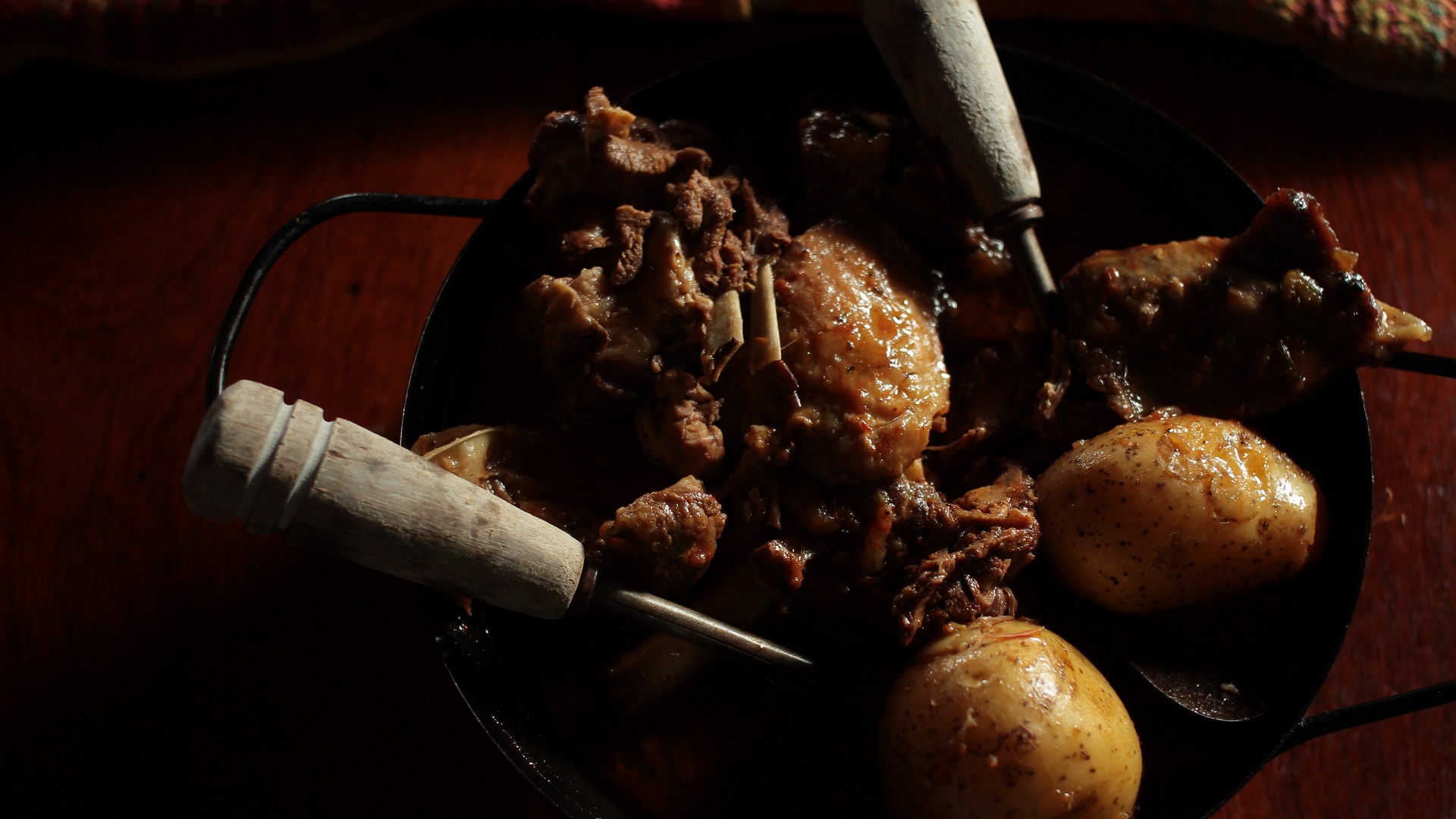 Cazuela al horno de barro
