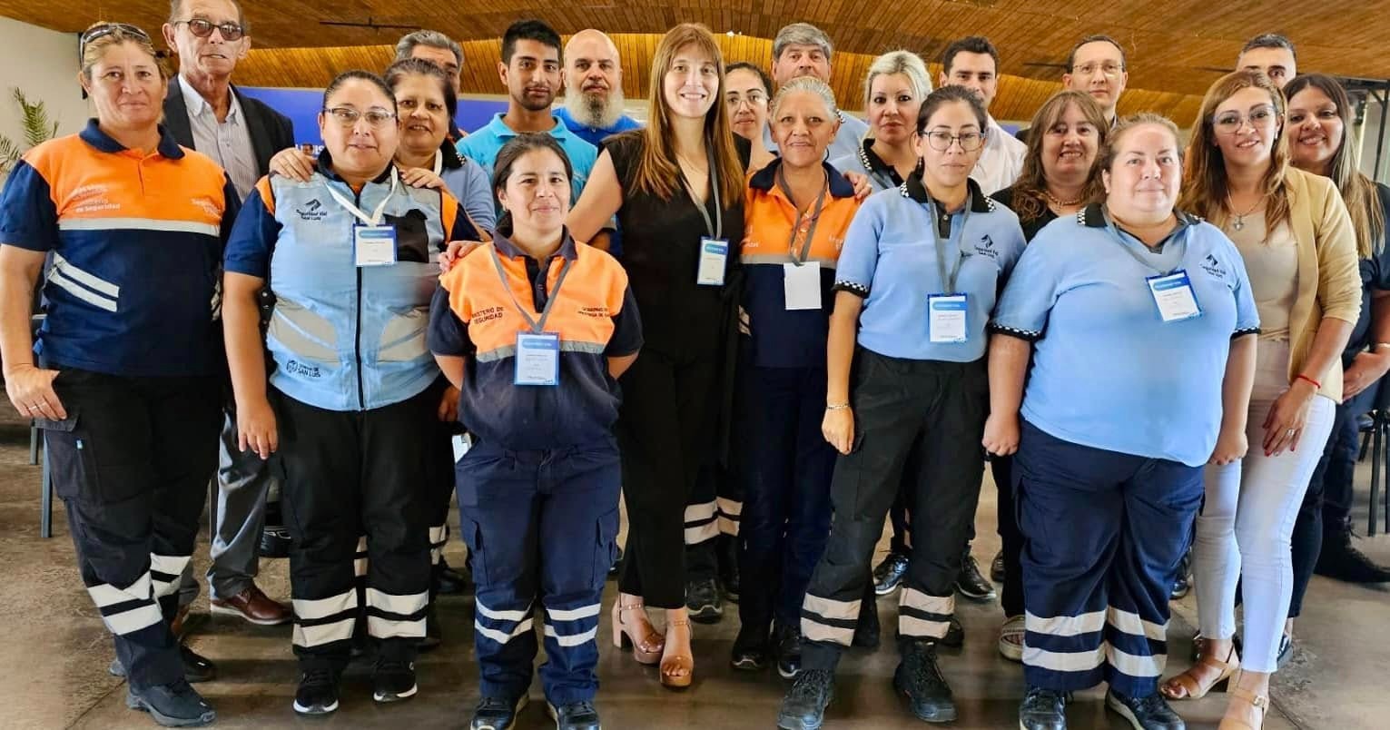 Agentes de Seguridad Vial participan de la Jornada de Actualización en Seguridad Vial 2025. 