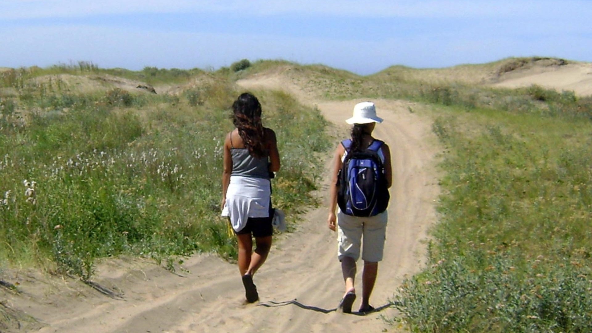 Sendero en la Reserva Natural Faro Querandí