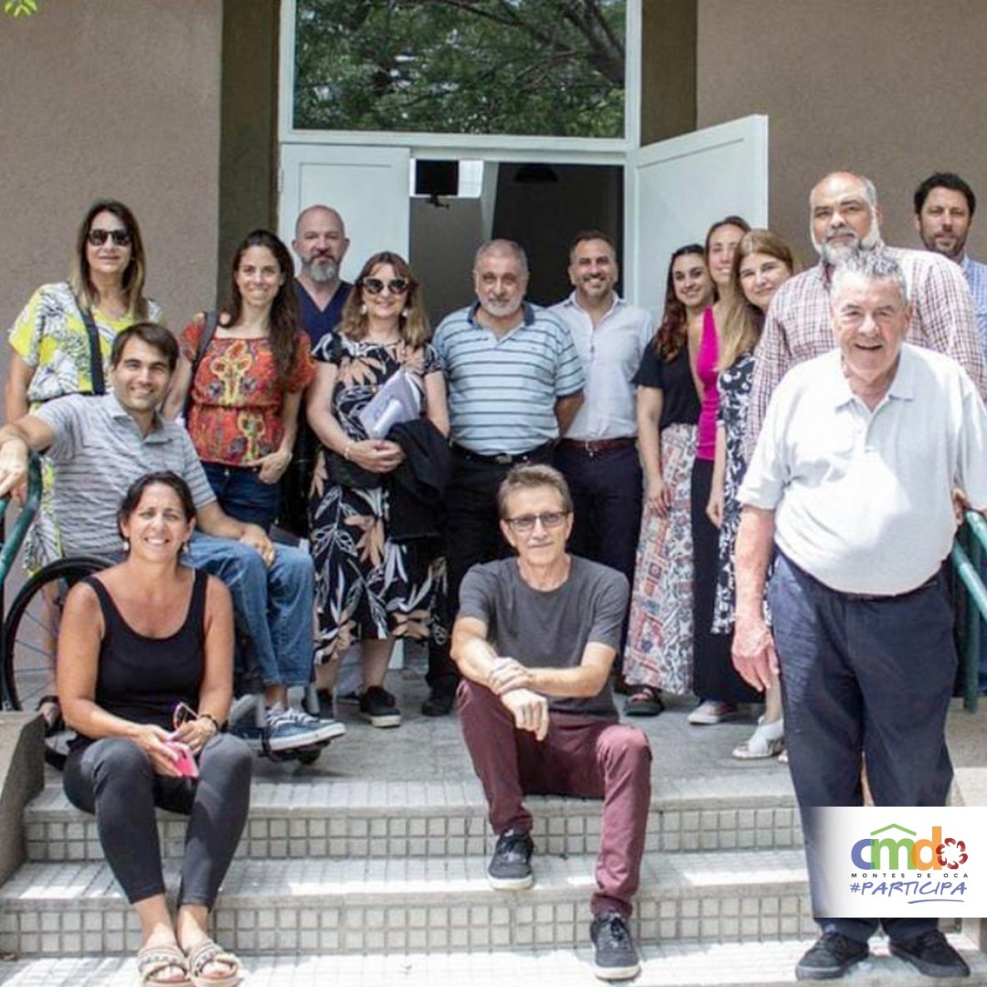 Equipos de trabajo de Inclusión Social y Deportes, de Adultas Mayores y de la subsecretaria de Servicios e Institutos en CMDO