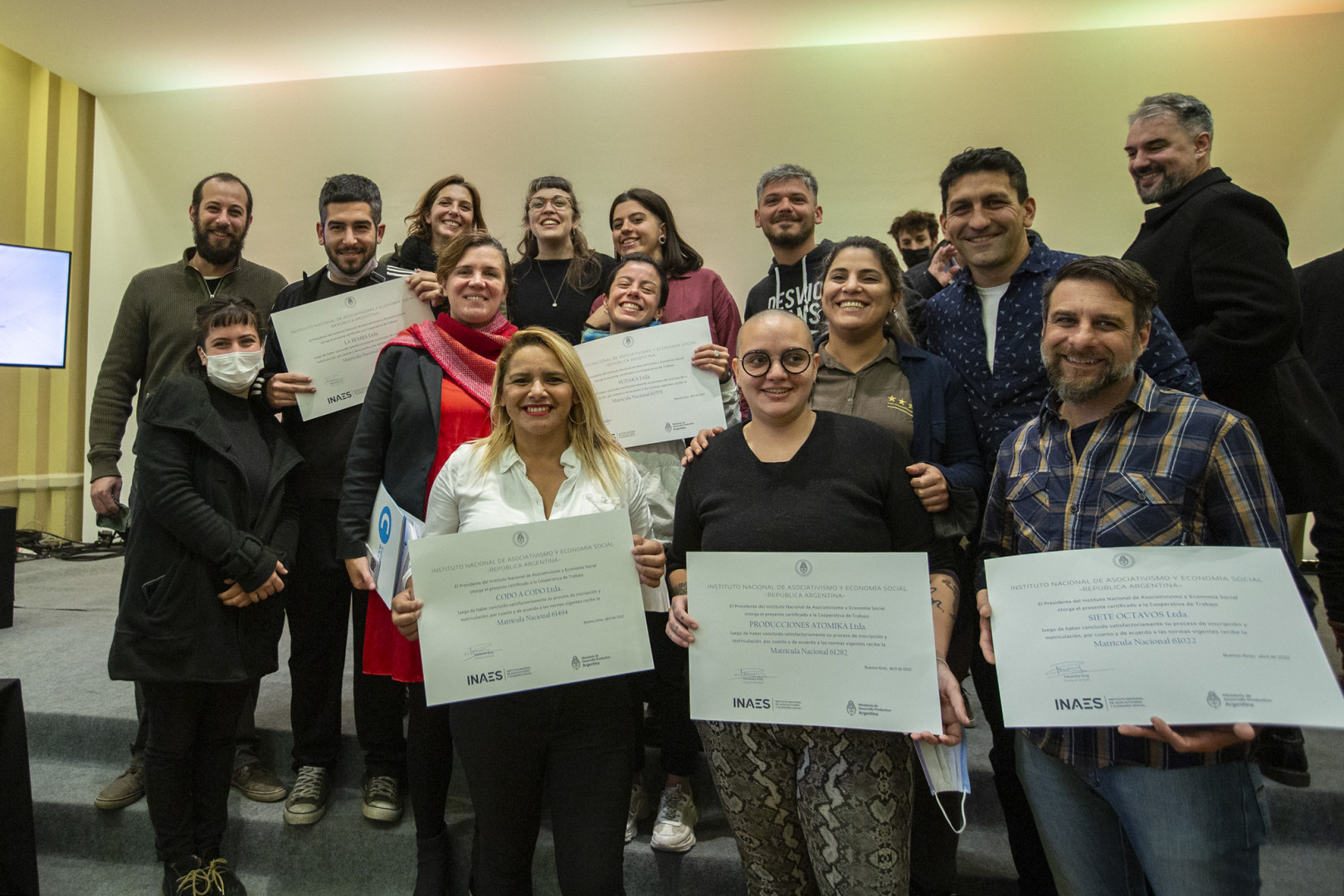 MICA 2022 Entrega de Matrículas de Cooperativas de Industrias Culturales