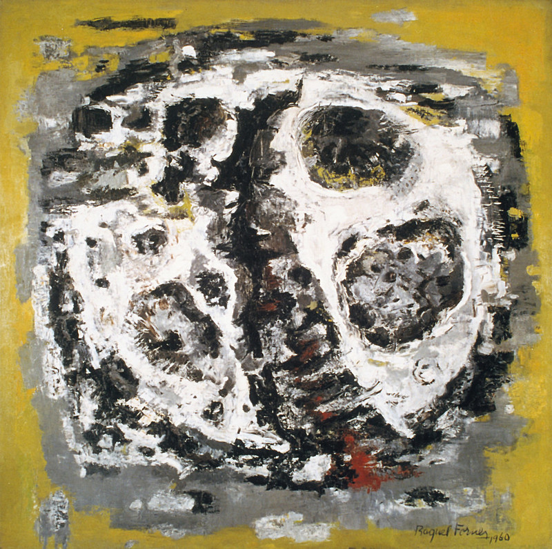 "Luna", de la serie "Las Lunas", 1960. Óleo sobre tela 120 x 120 cm. Colección Fundación Forner-Bigatti