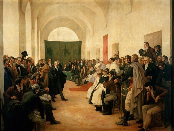 "Pintores de la historia", en el Museo Histórico Nacional.