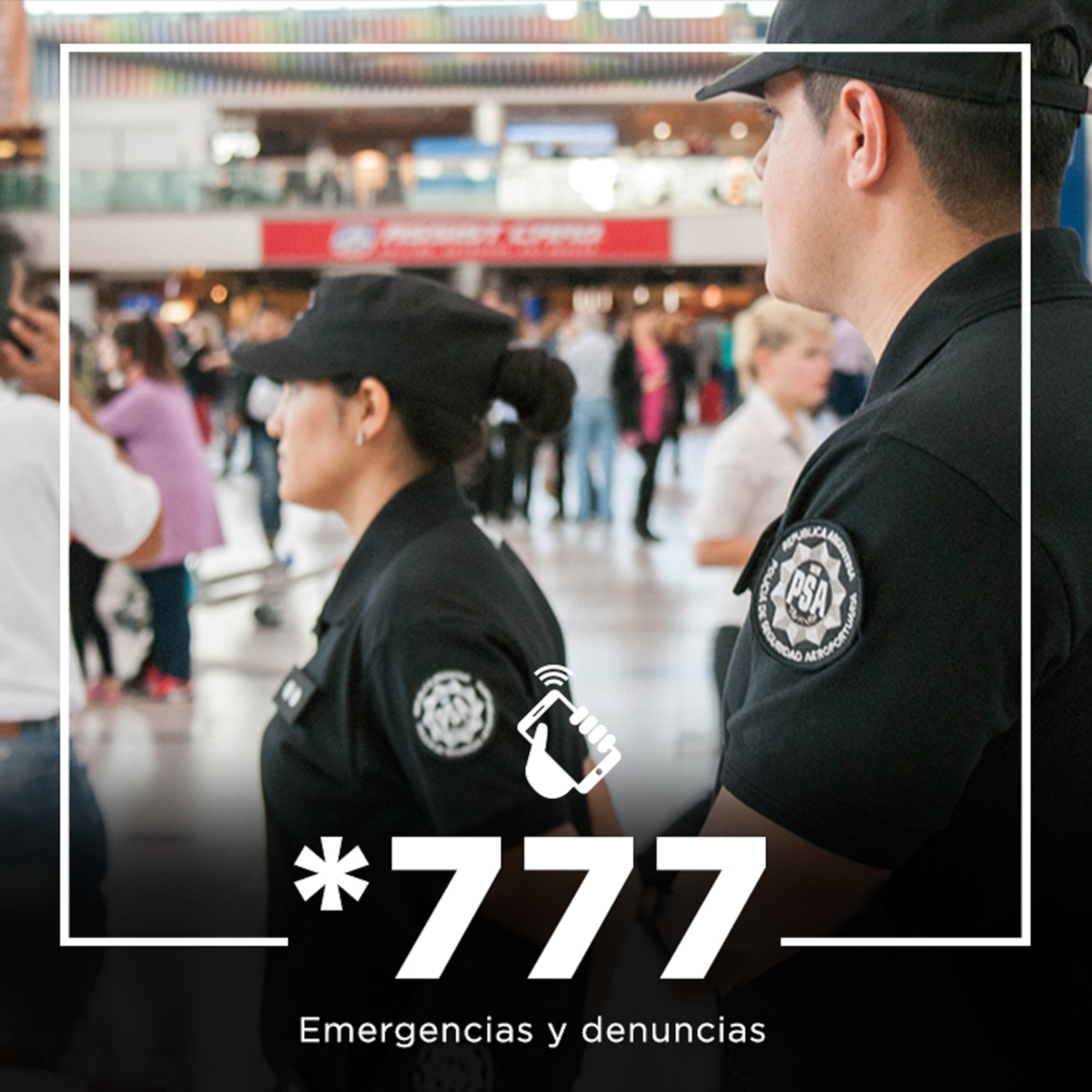 *777 - Denuncias y Emergencias Aeroportuarias 