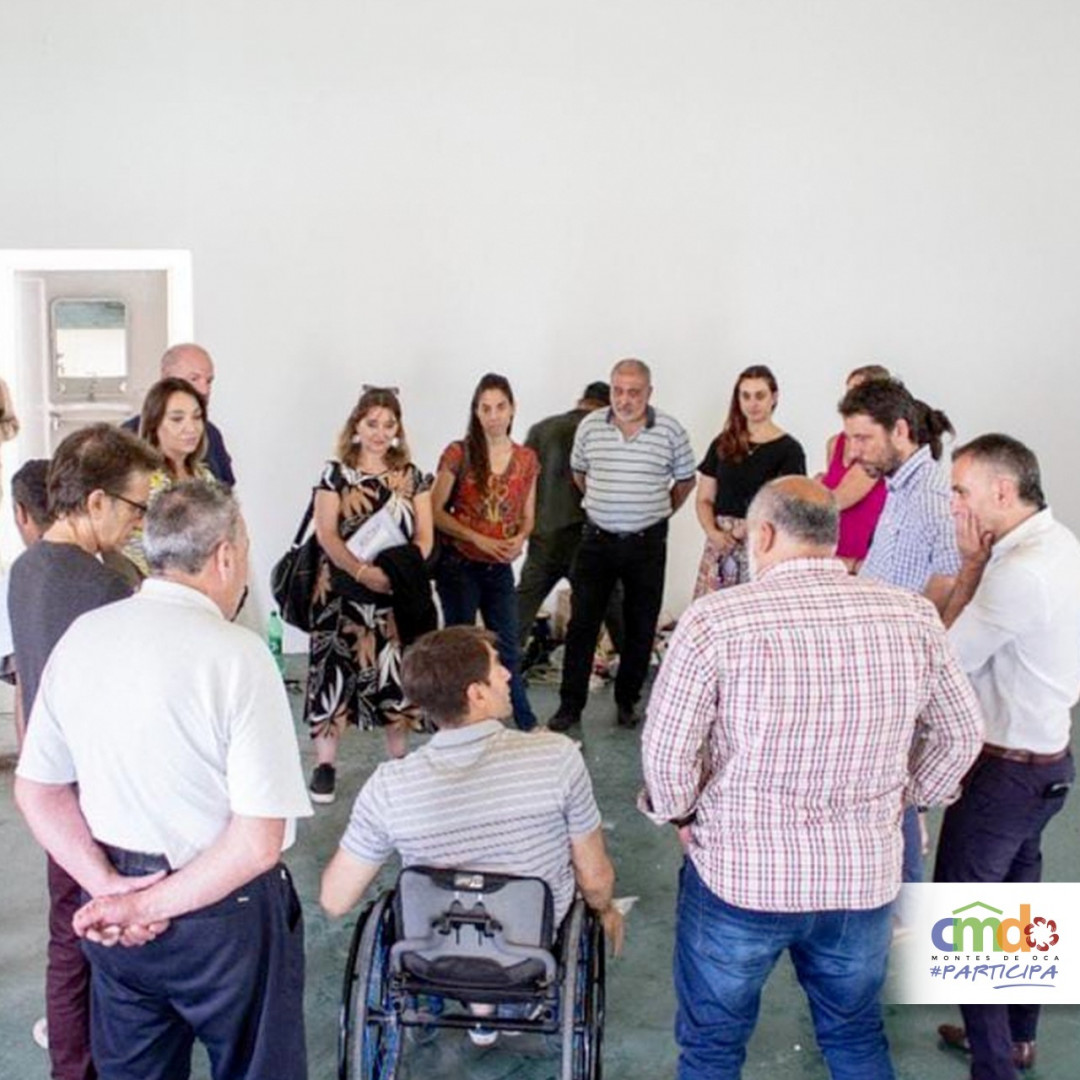 Equipos de trabajo de Inclusión Social y Deportes, de Adultas Mayores y de la subsecretaria de Servicios e Institutos en CMDO