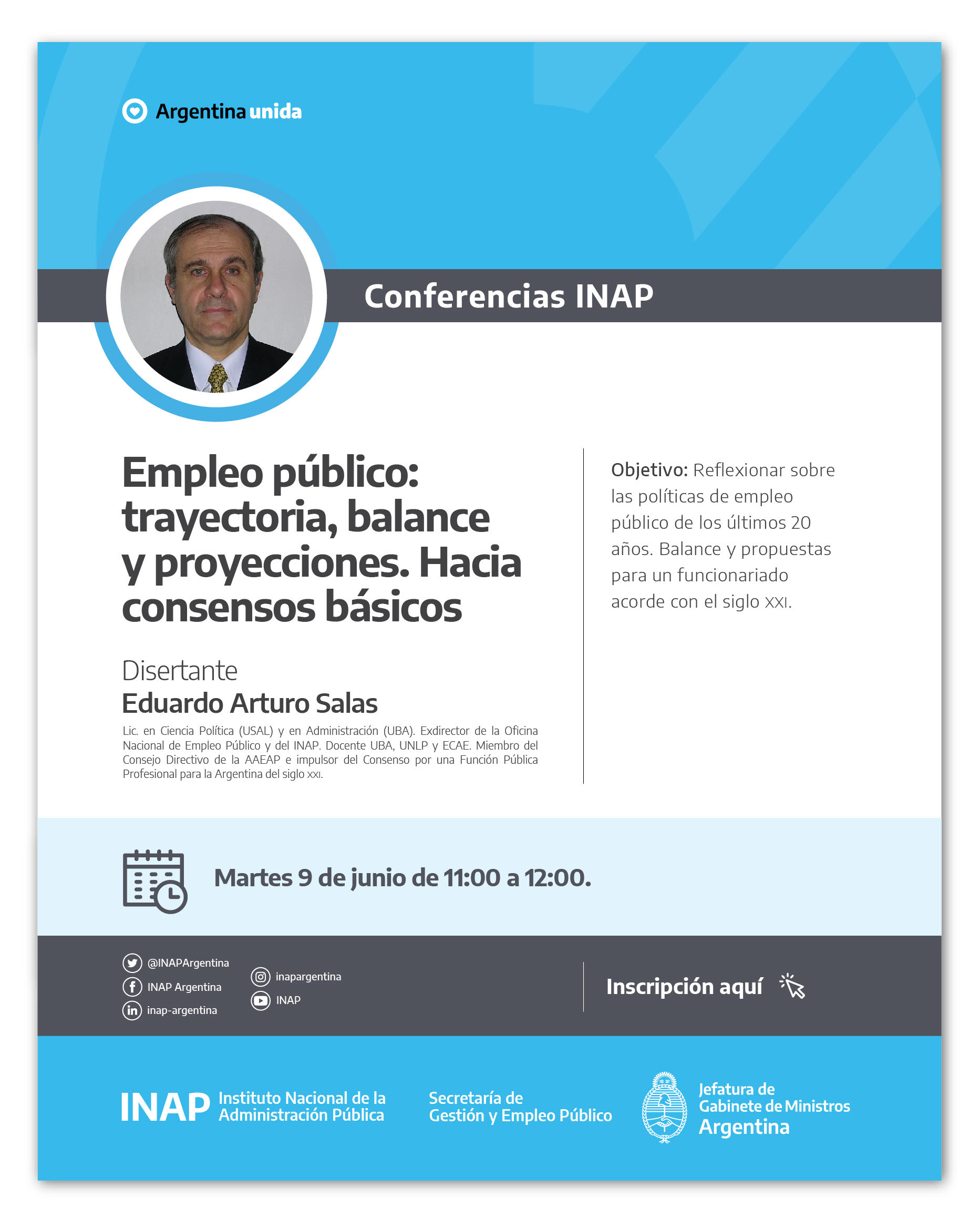 Conferencia INAP 9 de junio