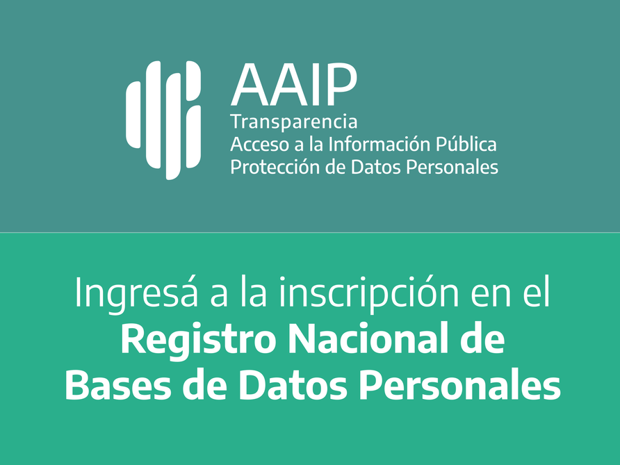 Registro Nacional de Bases de Datos