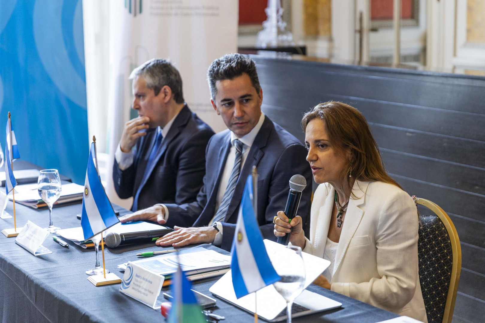 Beatriz Anchorena en la apertura de la Asamblea