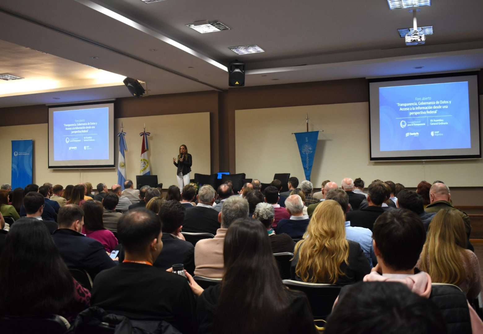 Beatriz Anchorena en la apertura del Foro Abierto