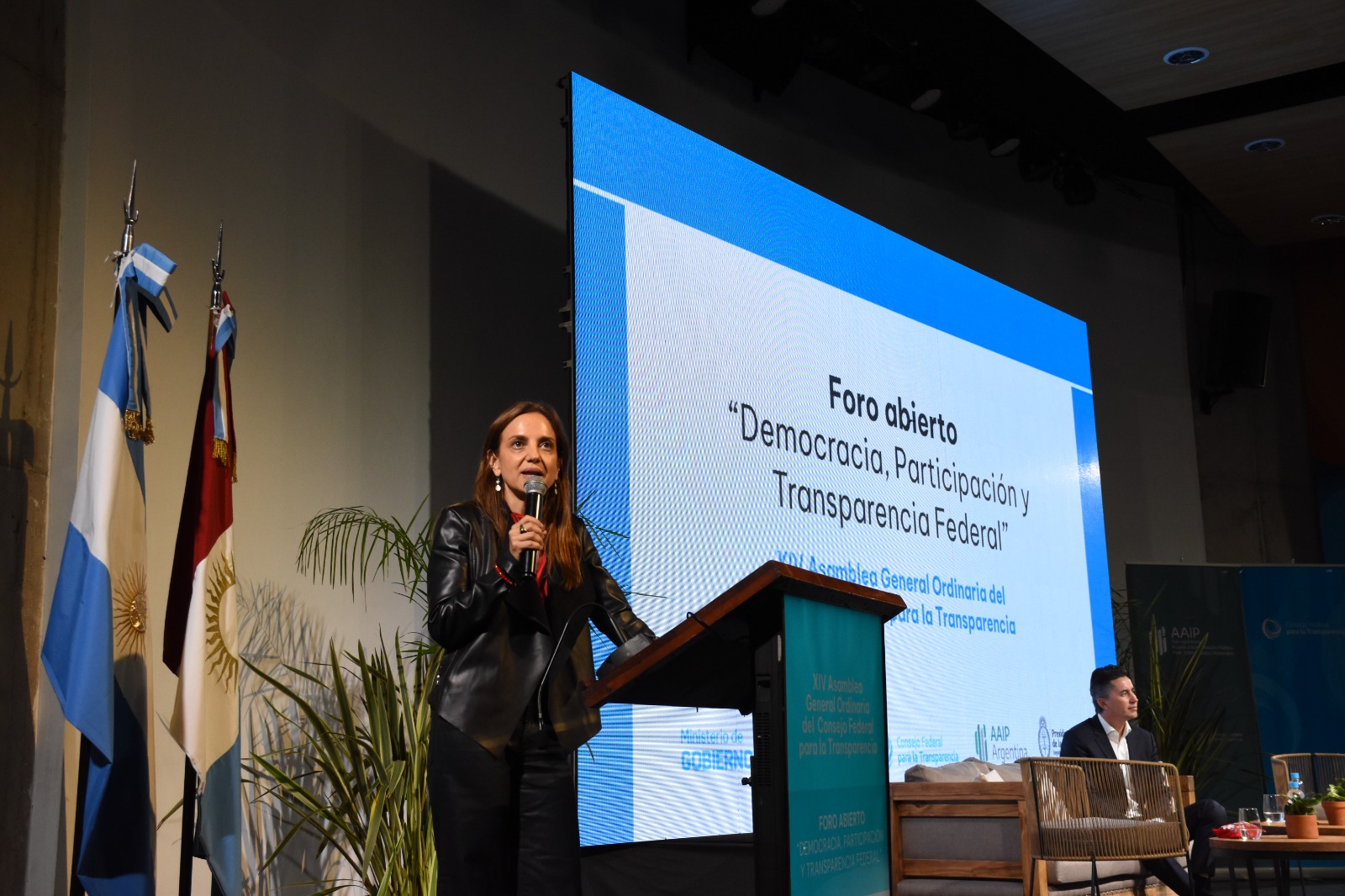 Beatriz Anchorena en la apertura del foro abierto