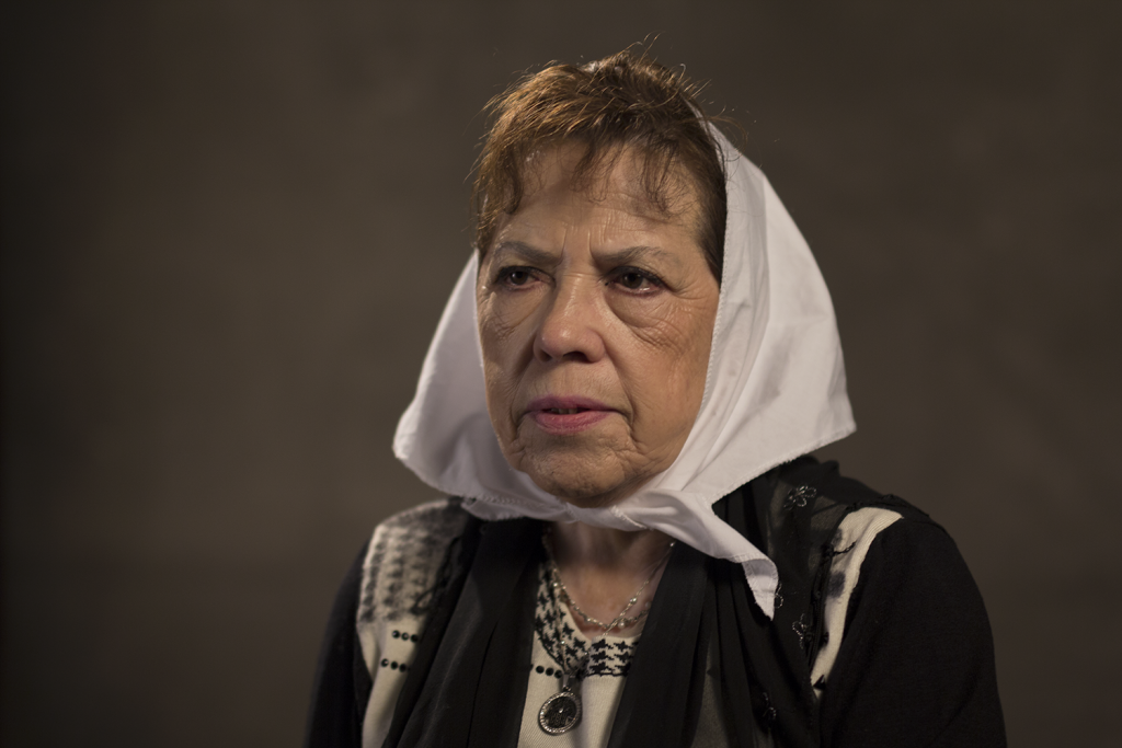 La Abuela de Plaza de Mayo Buscarita Roa, quien da testimonio en la película “Abuelas”. La Abuela de Plaza de Mayo Buscarita Roa, quien da testimonio en la película “Abuelas”.