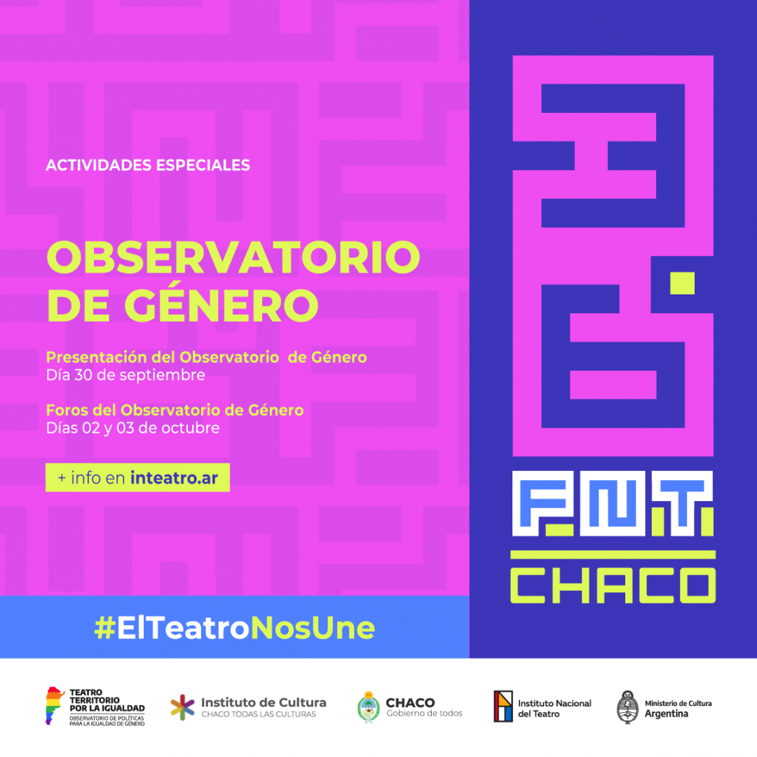 36.ª Fiesta Nacional del Teatro Chaco - foros