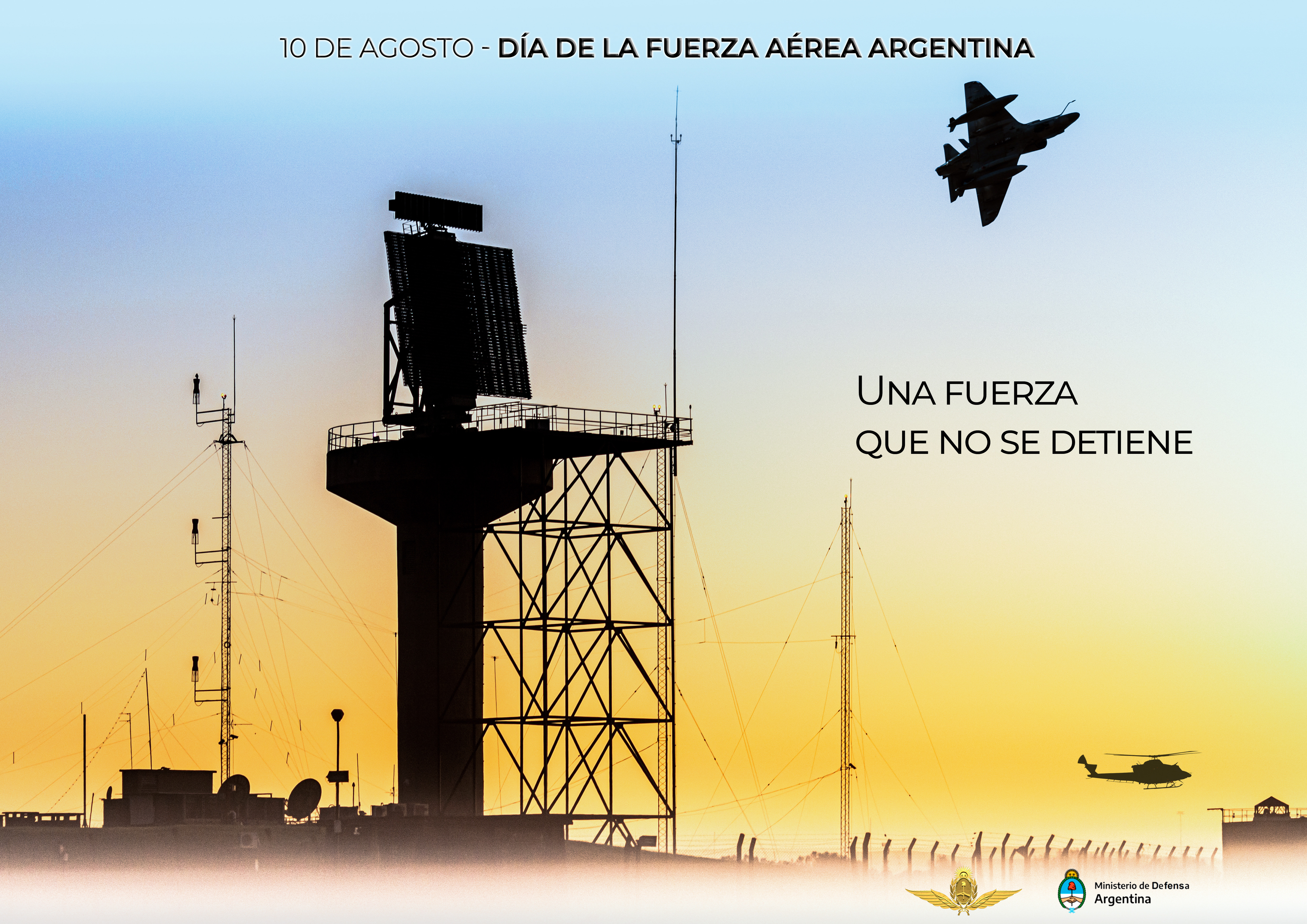 Afiche 2021 - 10 de Agosto Día de la Fuerza Aérea Argentina
