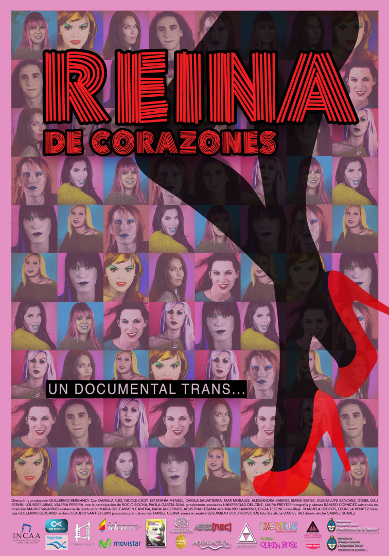 Afiche de la película "Reina de Corazones".