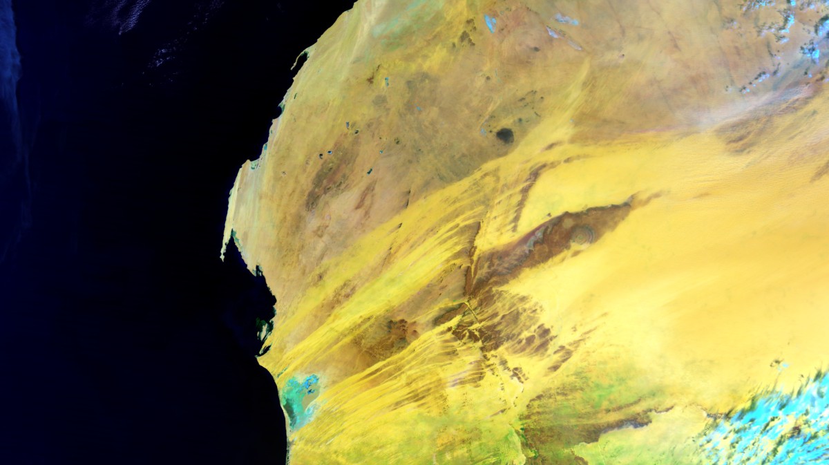 África Occidental - Terra MODIS - 6 de Octubre de 2012