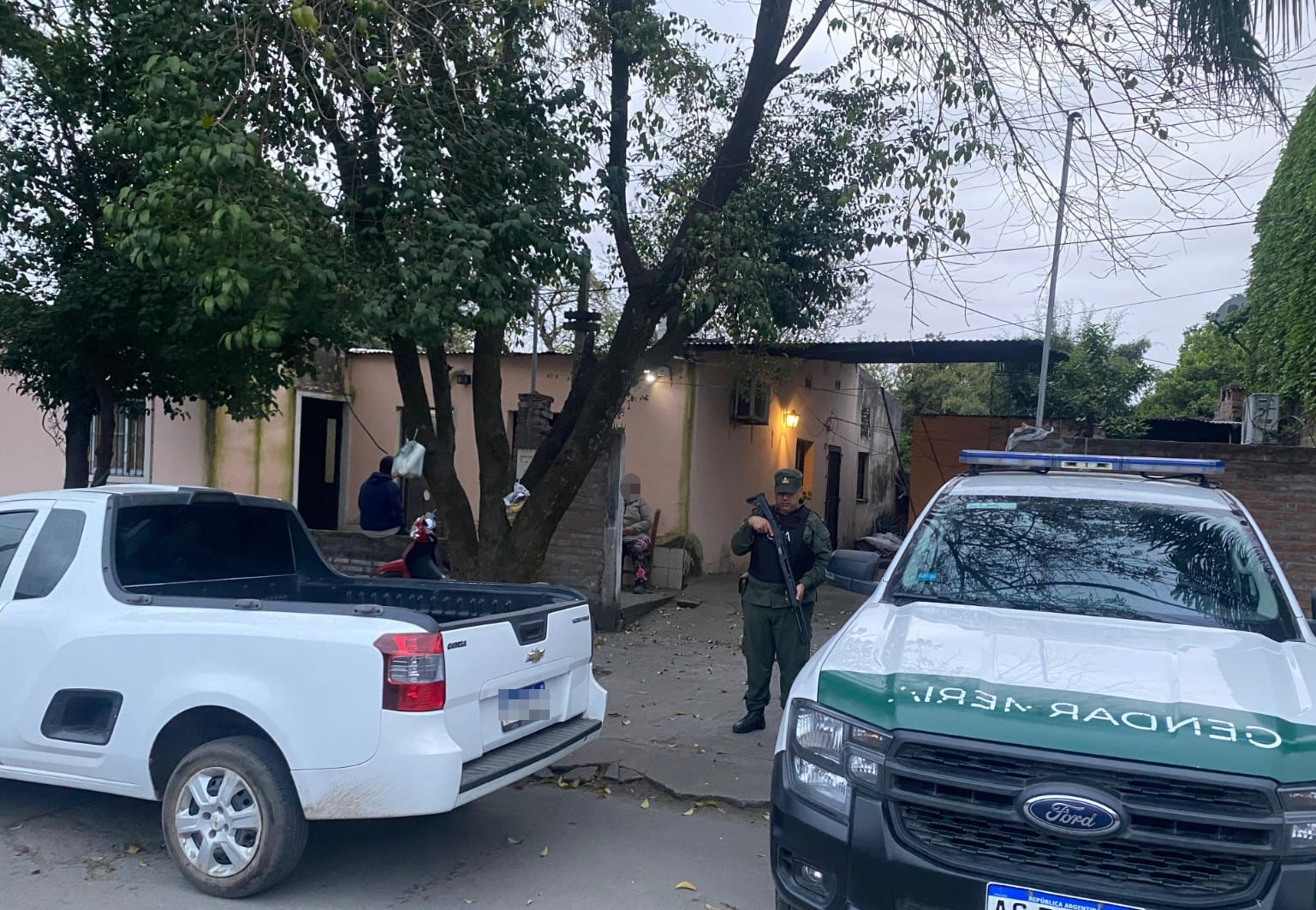 Imagen oficial de los procedimientos vinculados con la causa por cocaína en Tucumán