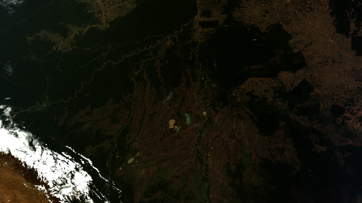 Amazonia - Terra MODIS - 27 de julio de 2011