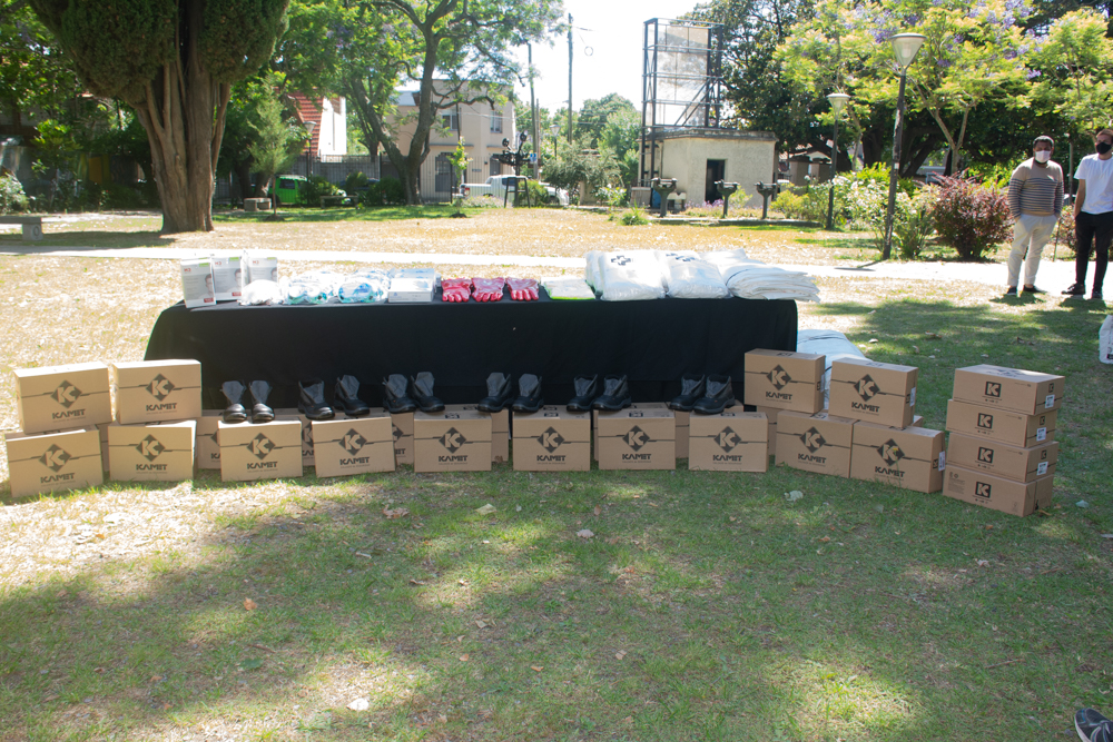Ambiente entregó kits de protección para recicladores urbanos de Quilmes