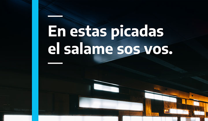 En estas picadas el salame sos vos