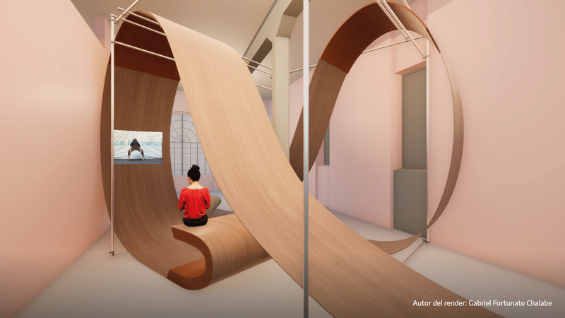 Proyecto "Ojalá se derrumben las puertas" de Luciana Lamothe para la Bienal de Venecia