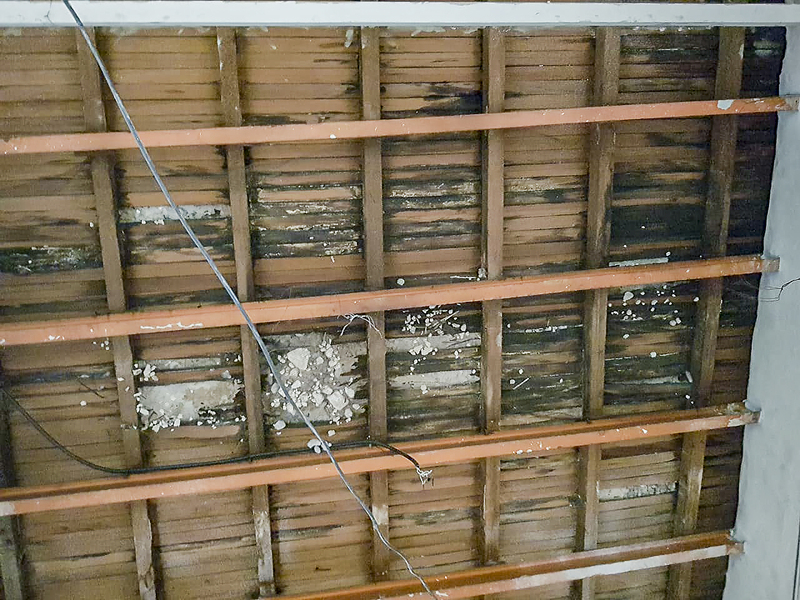 Bobedilla antes de la restauración