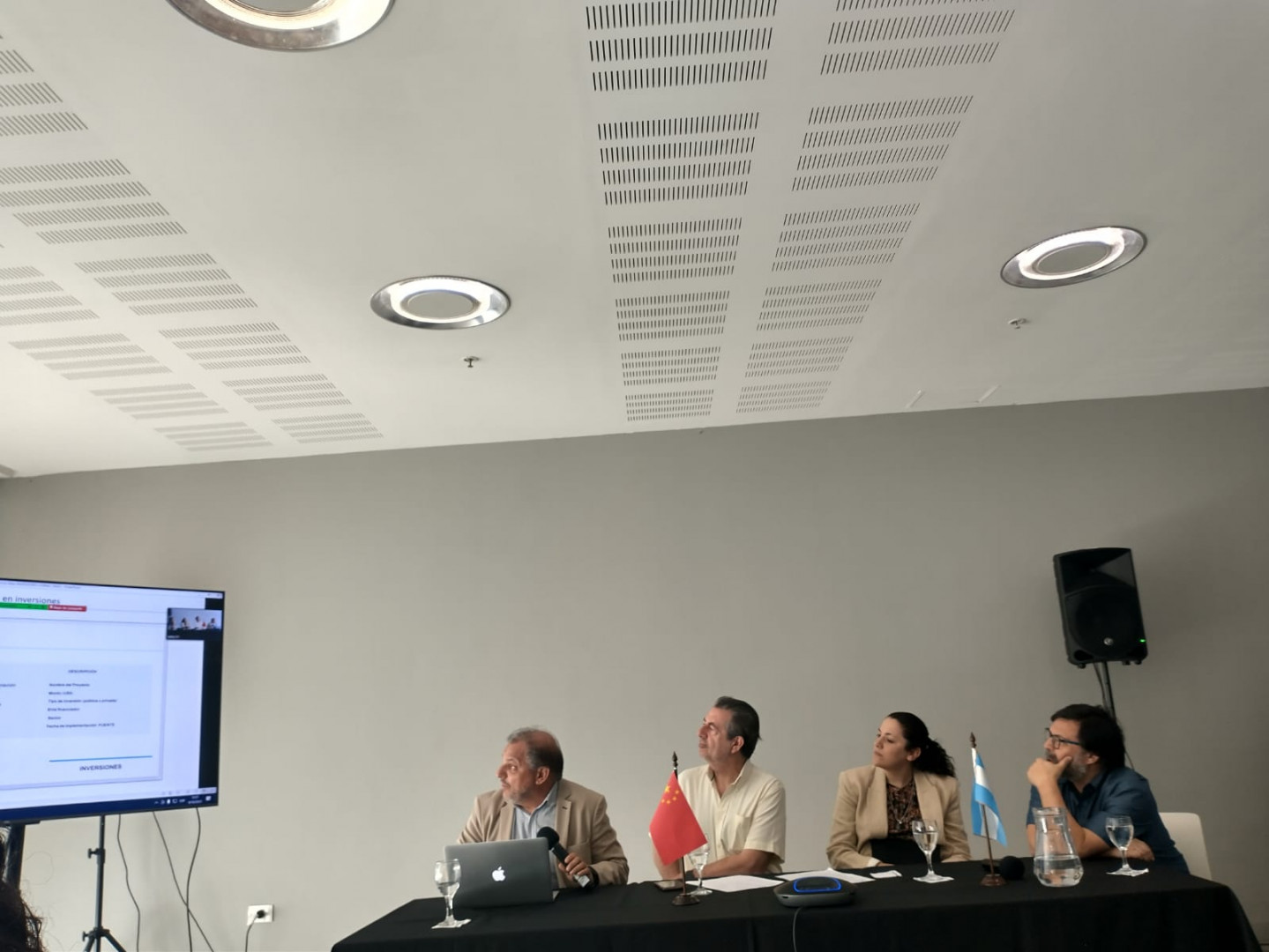 Durante la presentación de avances de investigación el 9 de octubre pasado, en la Ciudad de Buenos Aires.