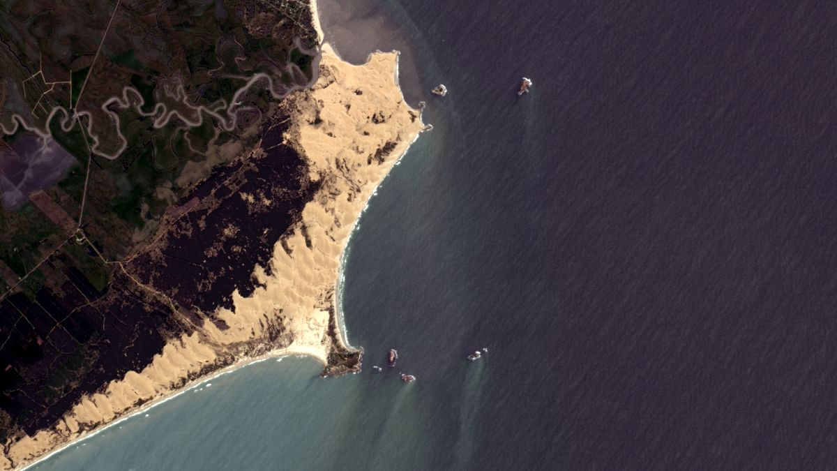 Cabo Polonio, Uruguay - Landsat 8 OLI - 8 de Octubre de 2013